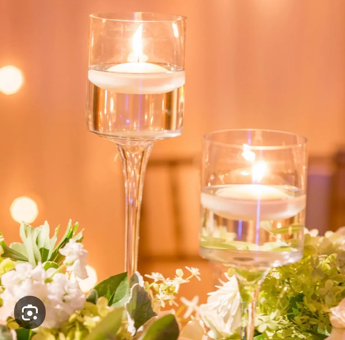 2” Floating Candles (Flame)