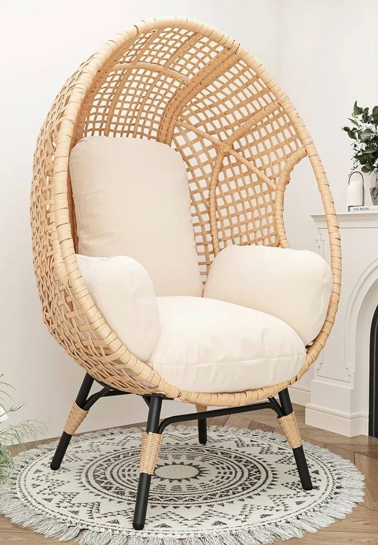 Oversized Wicker Egg Chair