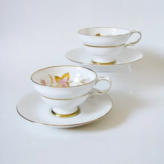 Mismatched China Tea Cups