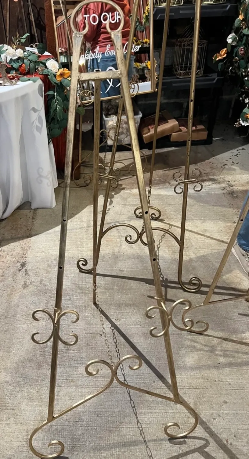 Gold Easels