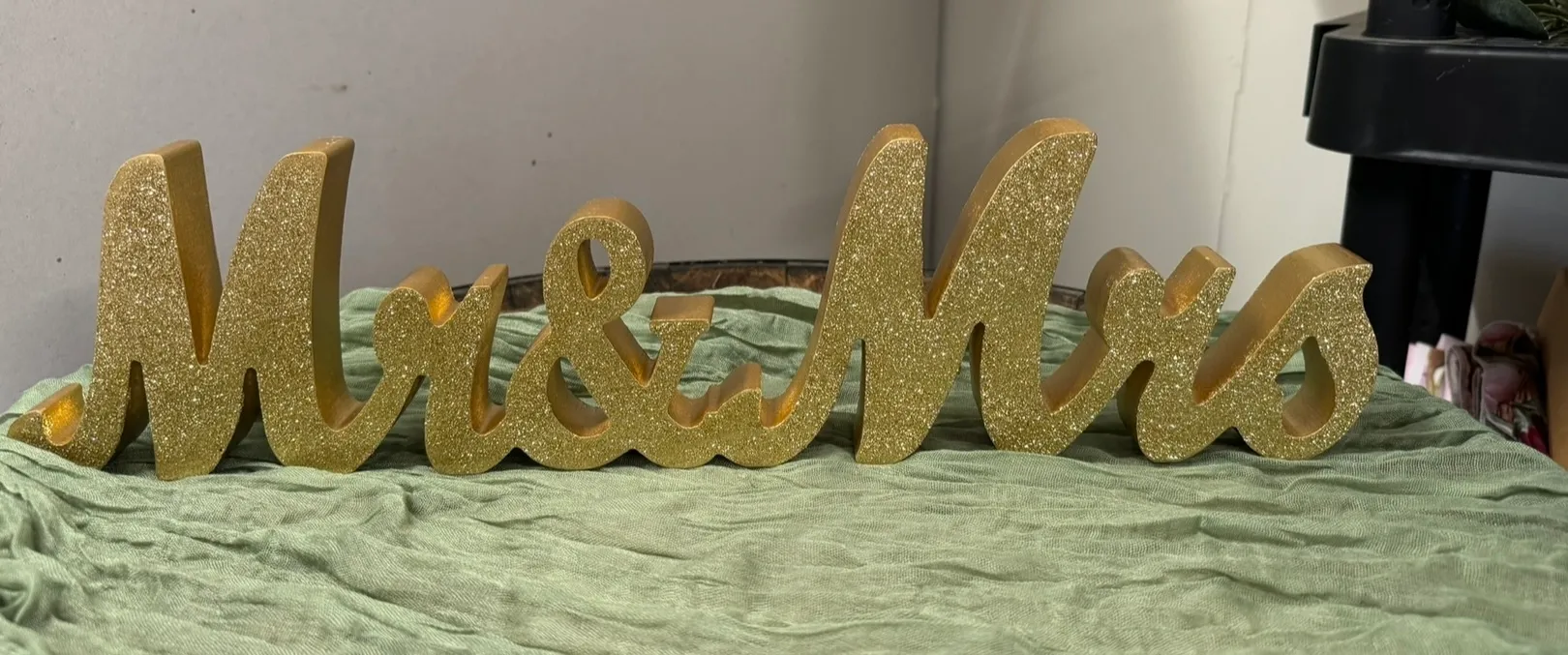 Gold Mr & Mrs (one-piece)