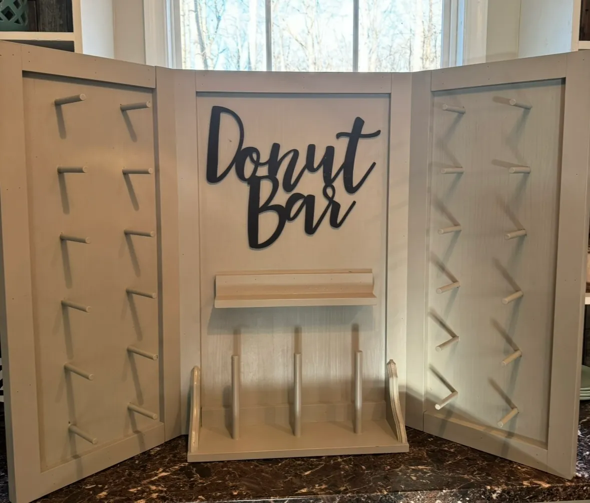 Large Gray Donut Wall