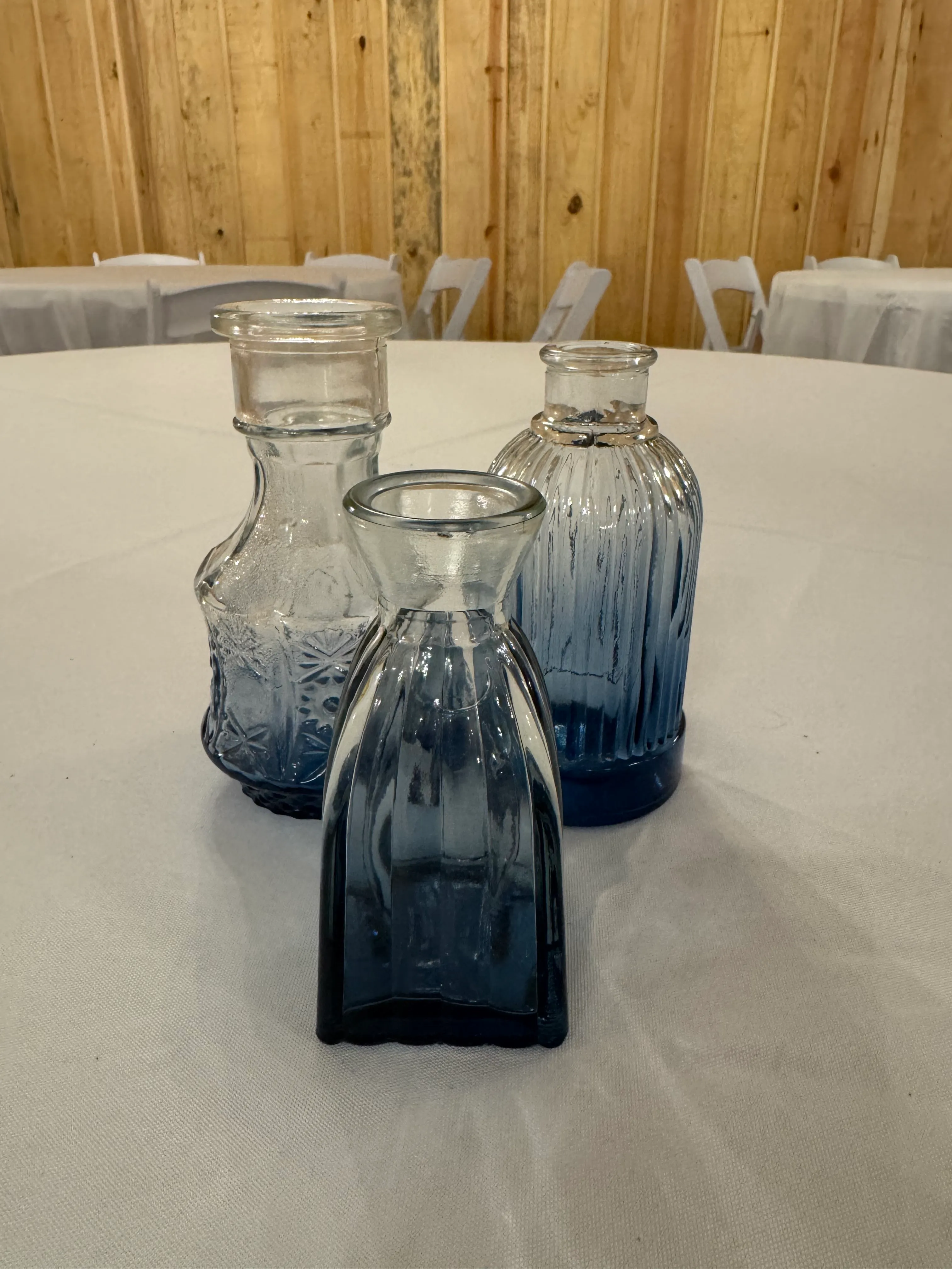 Blue Bud Vases