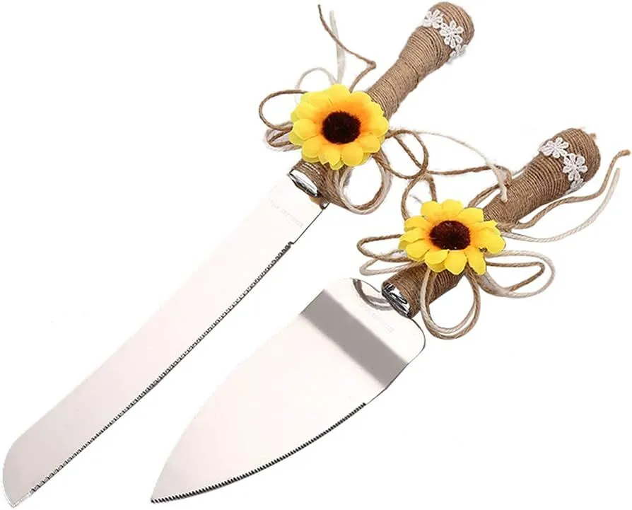 Sunflower Cake Cutting Set