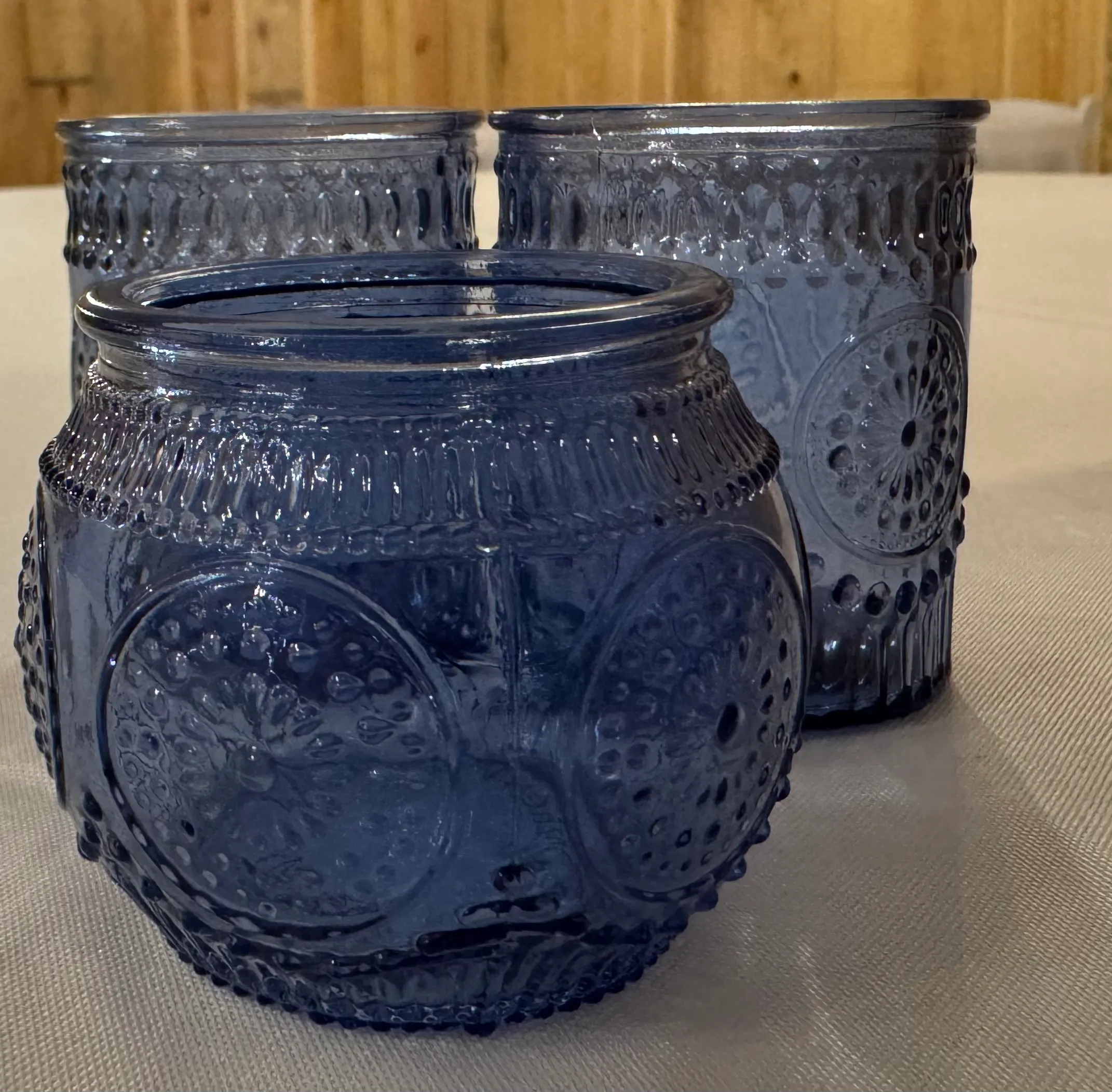 Blue BOHO Votives