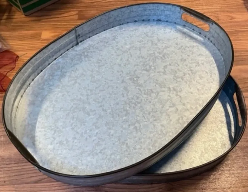 Rustic Metal Cupcake Trays