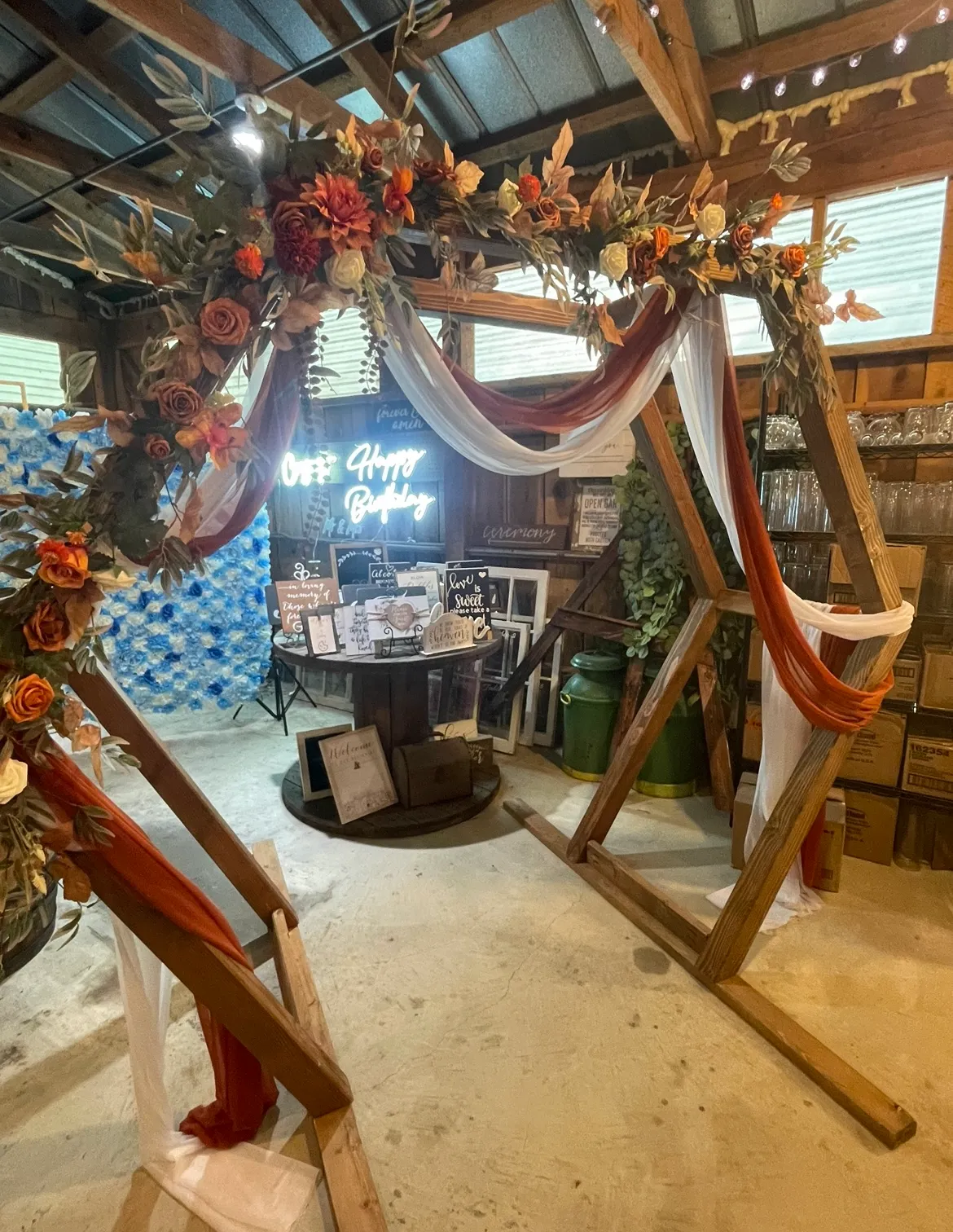 Hexagon Arch (measures 91" width x 79" high)