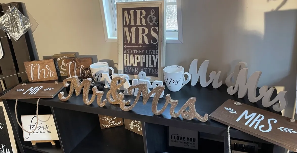 “Mr. & Mrs.” Signs