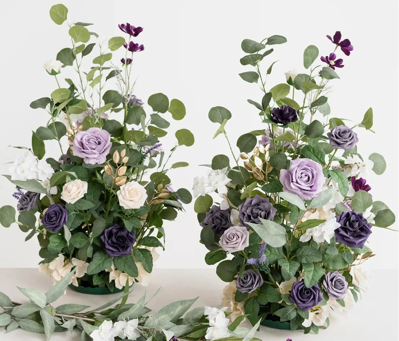 Ling’s Free-Standing Flowers in Lilac & Gold