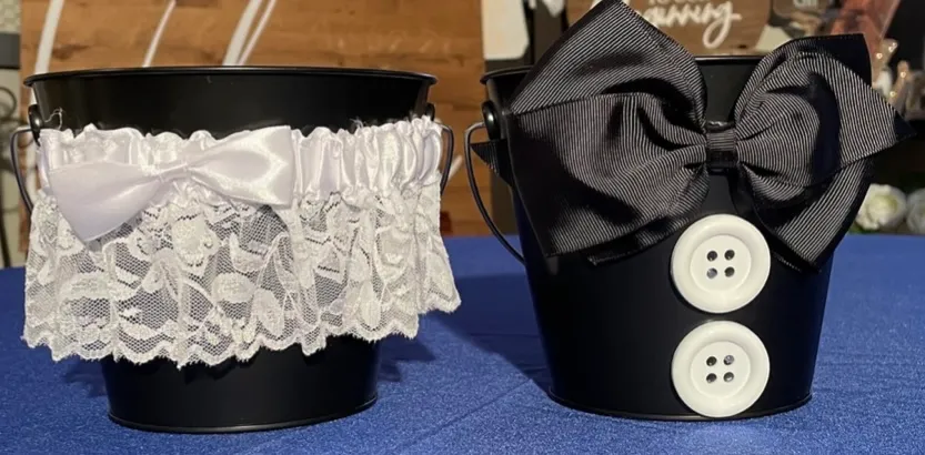 Bride & Groom Money Buckets