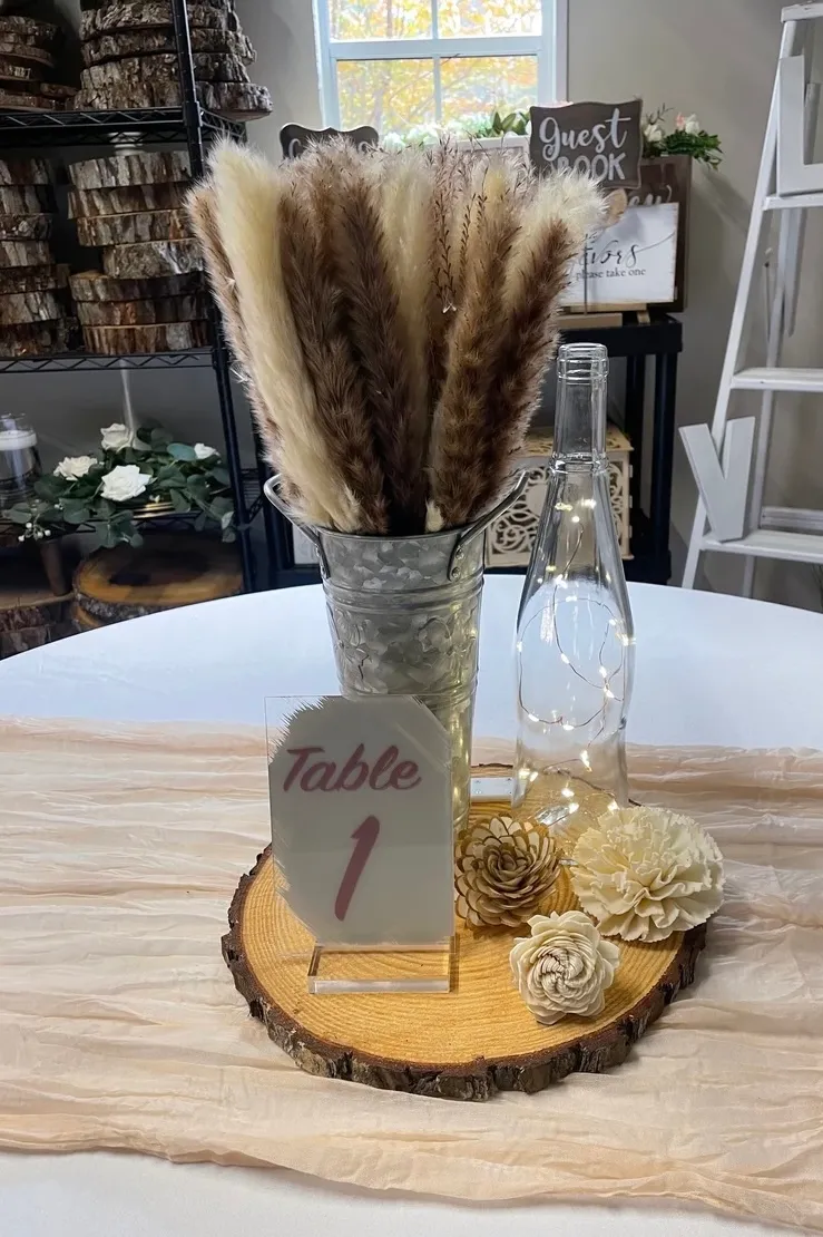 Beige Cheesecloth Table Runners