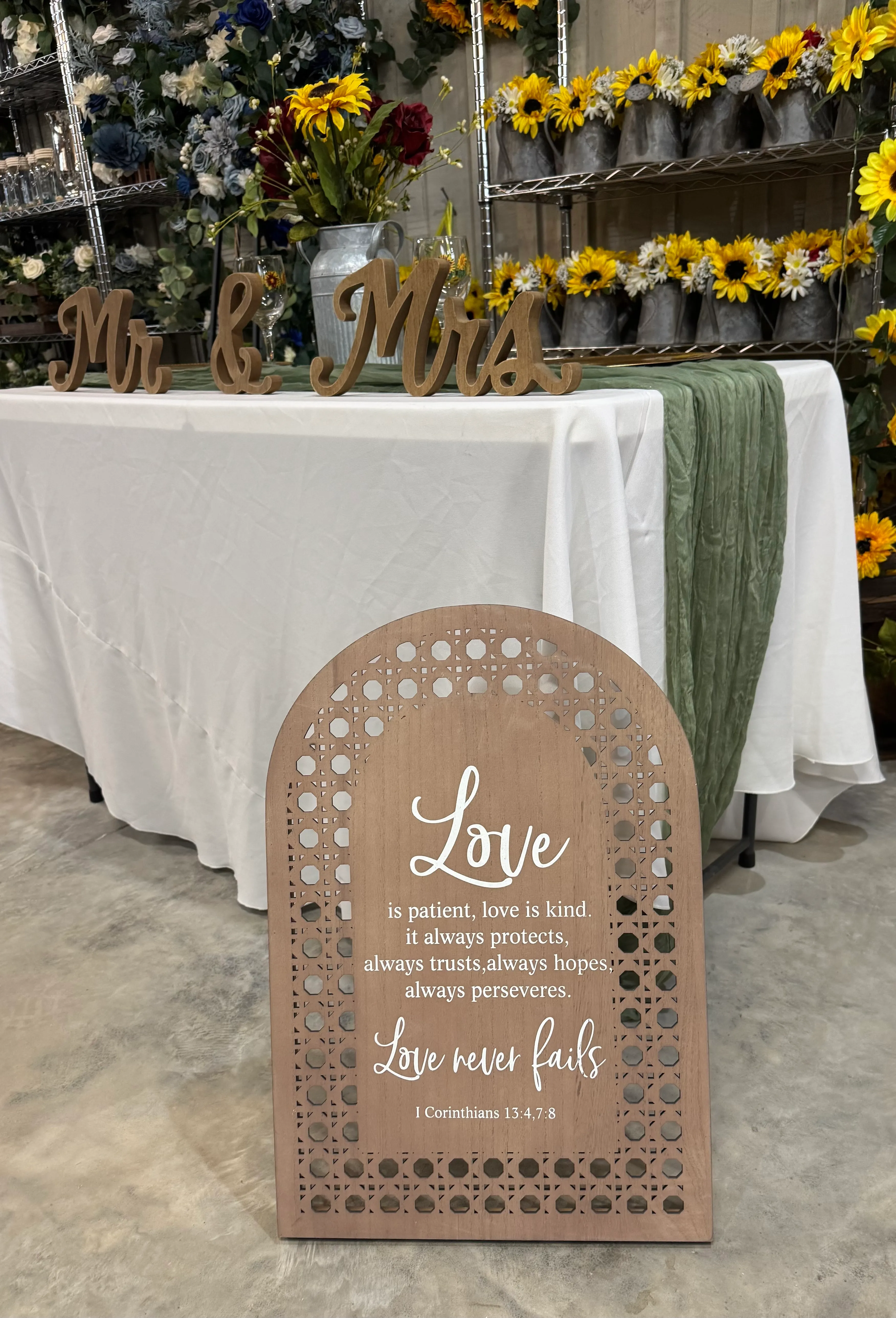 “Love is Patient, Love is Kind” Easel