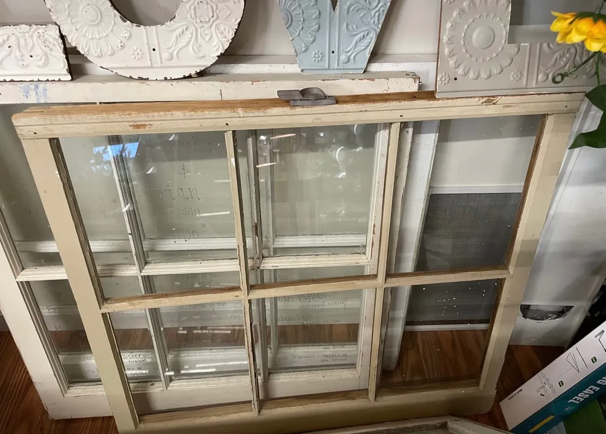 Antique 6-Pane Window