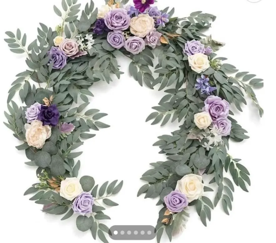 6’ Ling’s Moments Arch Garland in Lilac