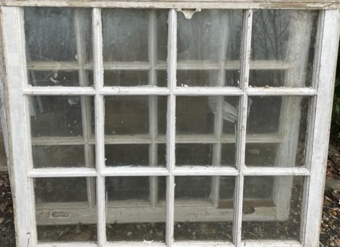 Antique 12-Pane Window