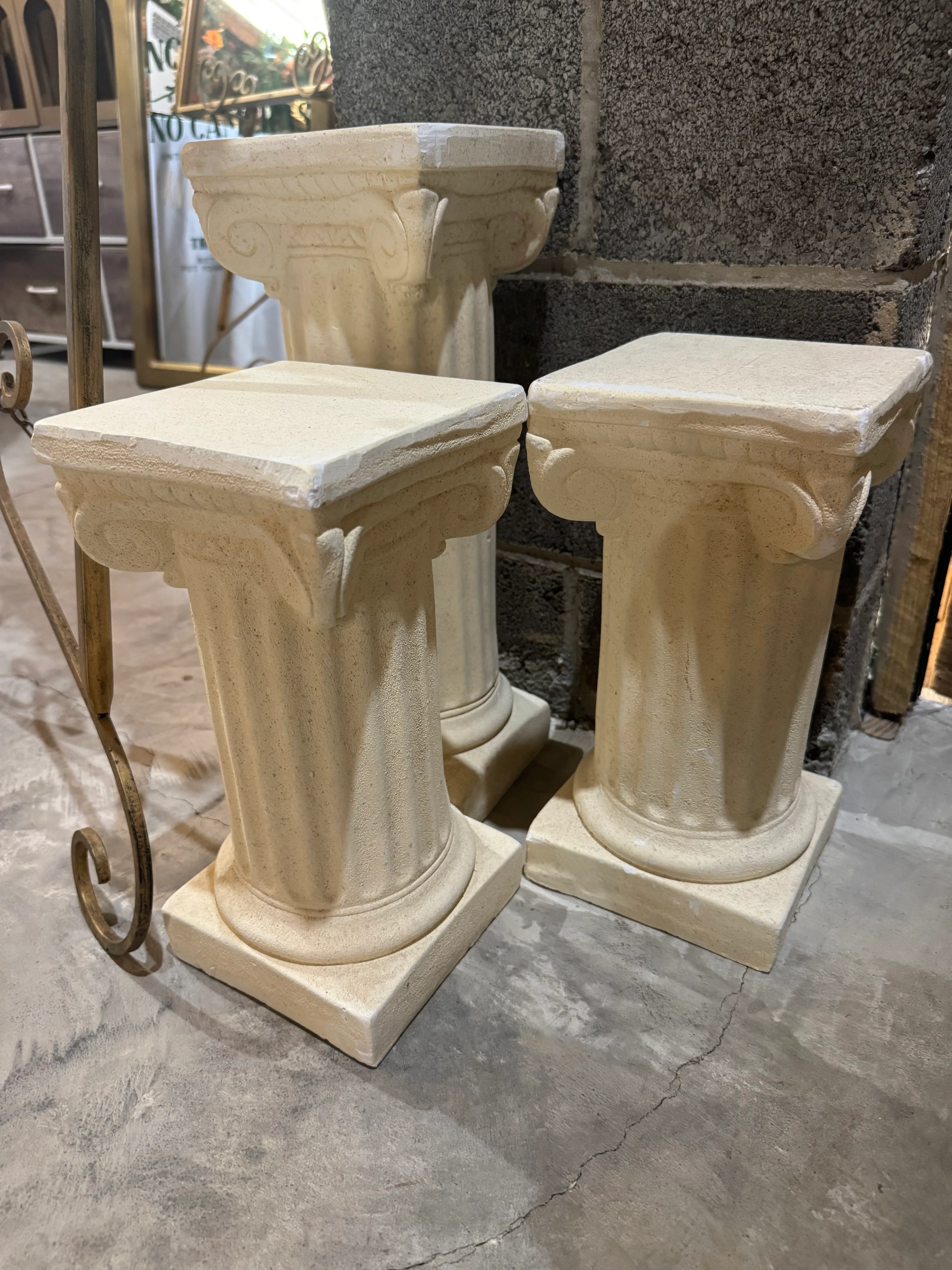 Ceramic Columns (Set of 3)