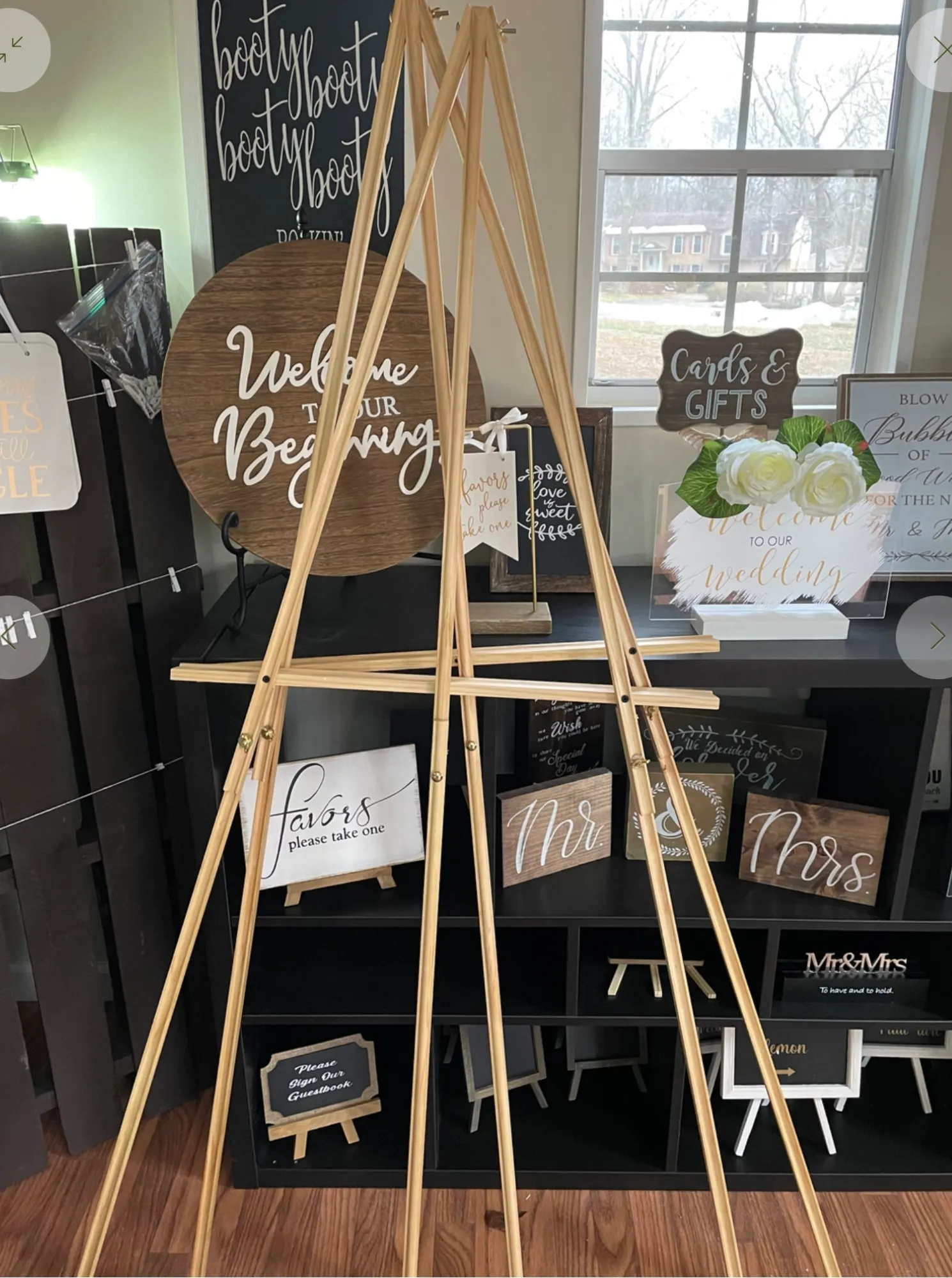 Lightweight Large Wood Easels