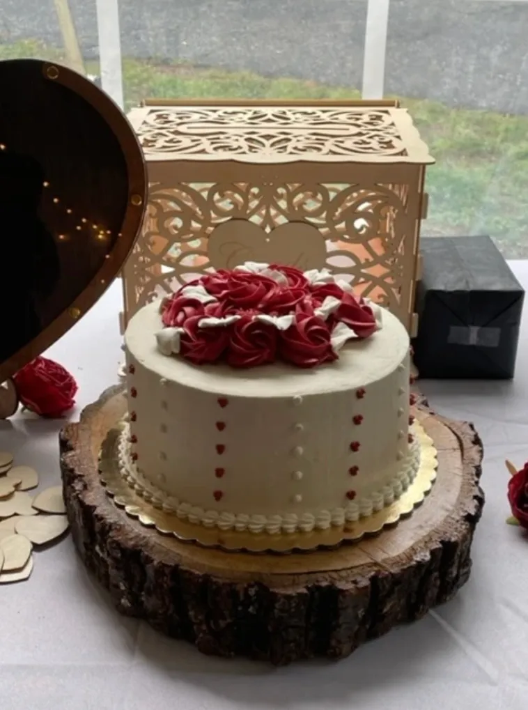 Wood Round (treated) Cake Stand