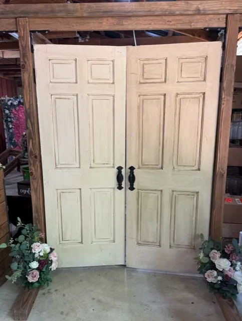 Wood Arch & Wedding Doors