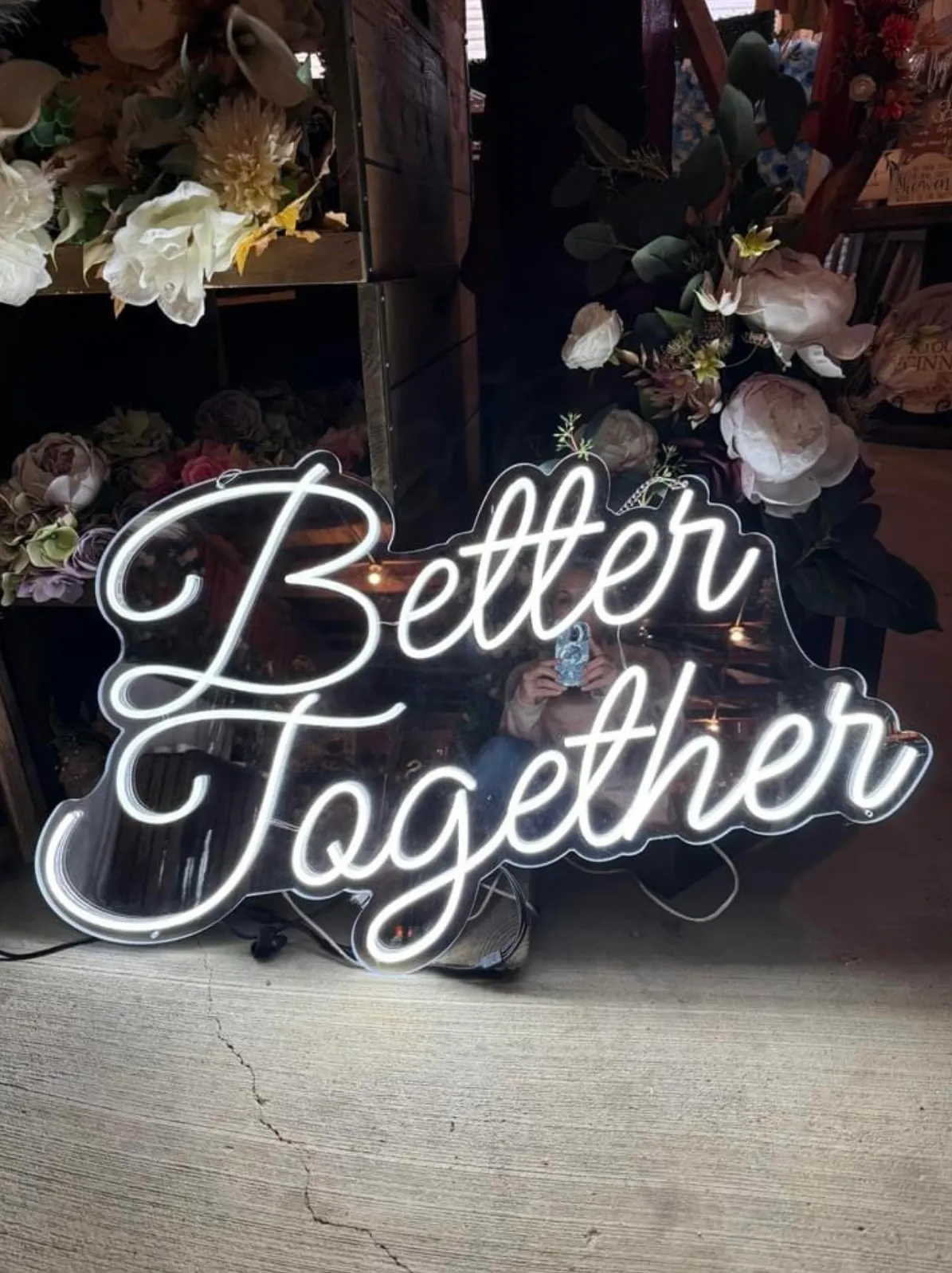“Better Together” Neon Sign