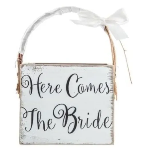 “Here Comes the Bride” Petal Carriers