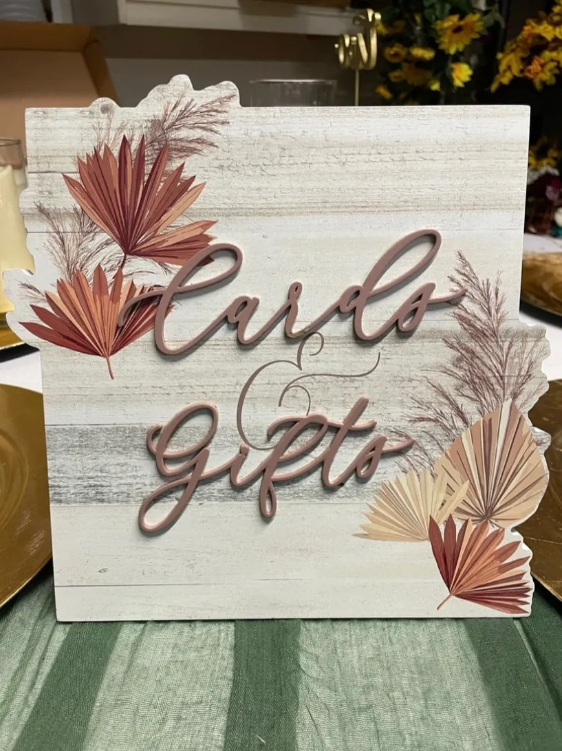 BOHO “Cards & Gifts” Sign