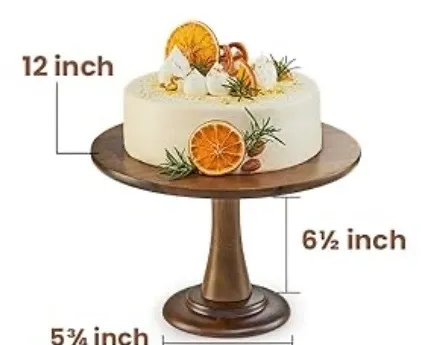Wood Cake Stand (12 inch)
