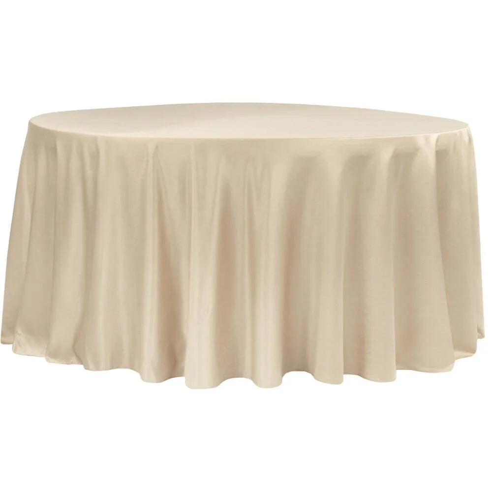 Tablecloths (Champagne , Round) 120”