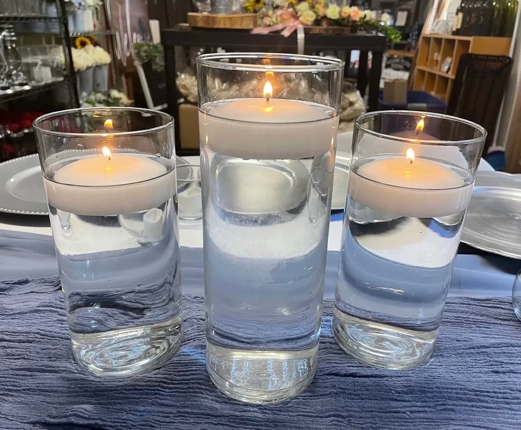 3" Floating Candles (Flame)