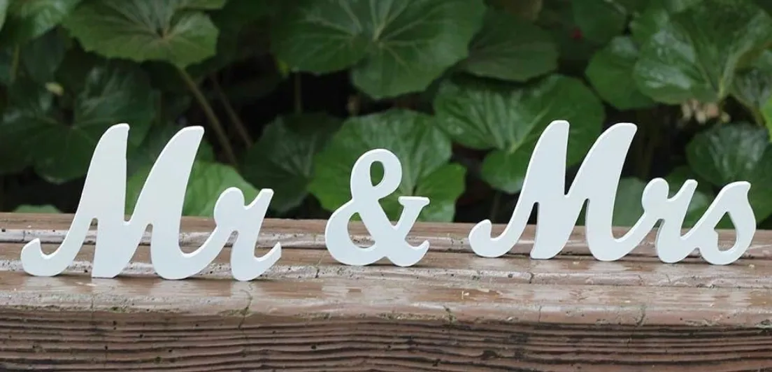 White Mr. & Mrs. 