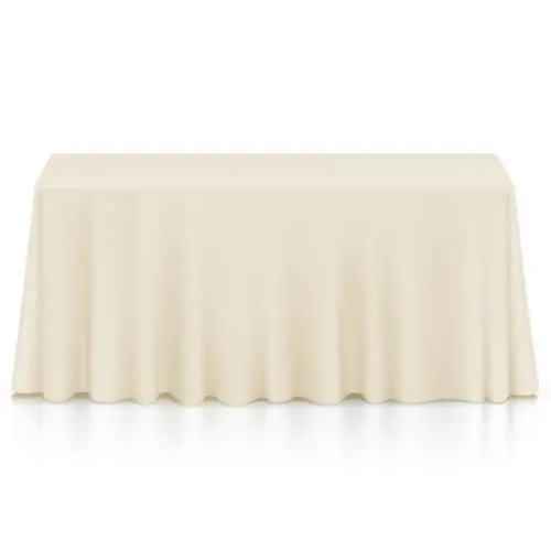 Tablecloths (Ivory, Rectangular ) 
