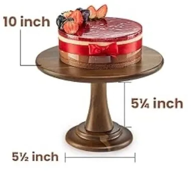 Wood Cake Stand (10 inch)