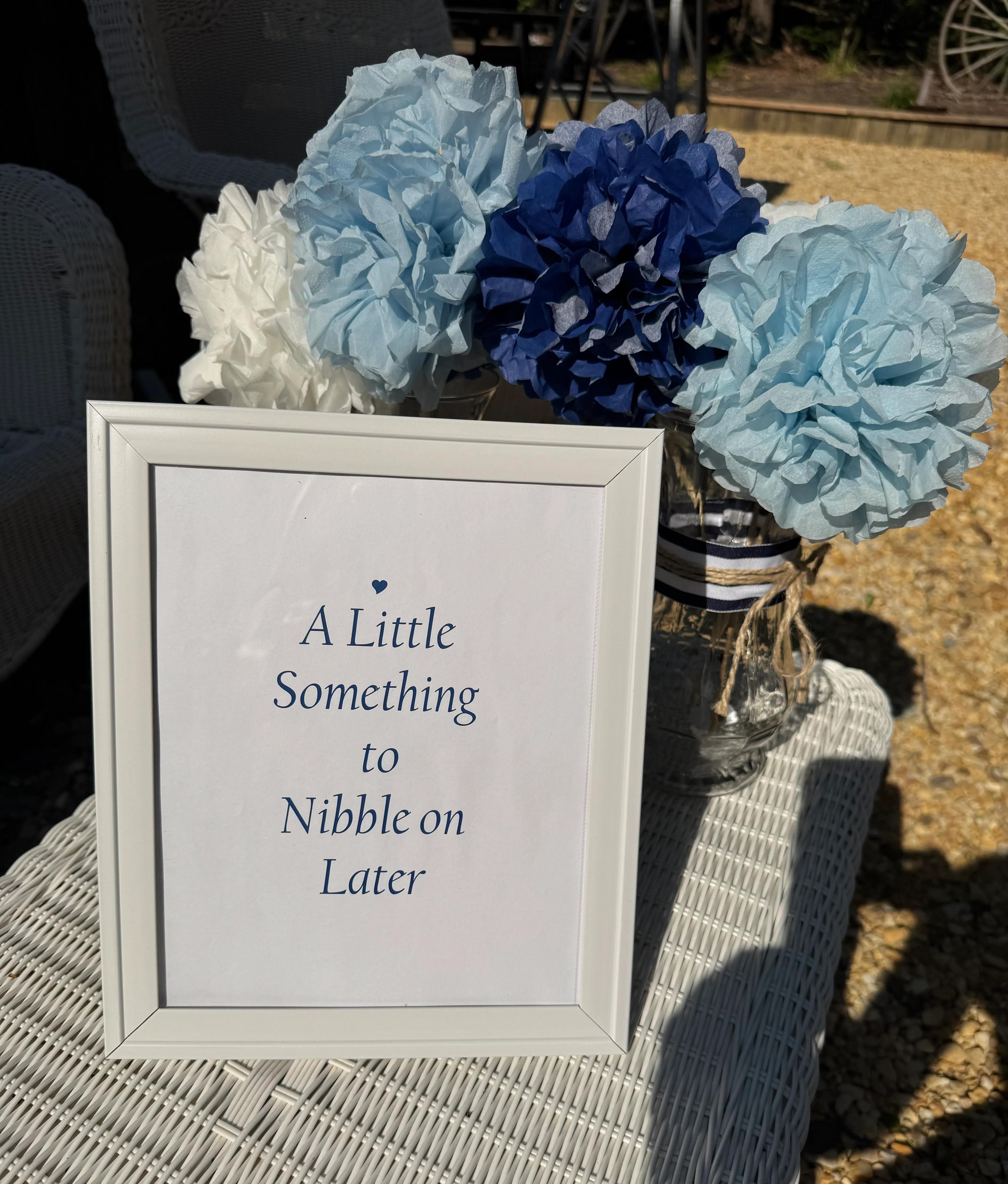 "A Little Something" Sign