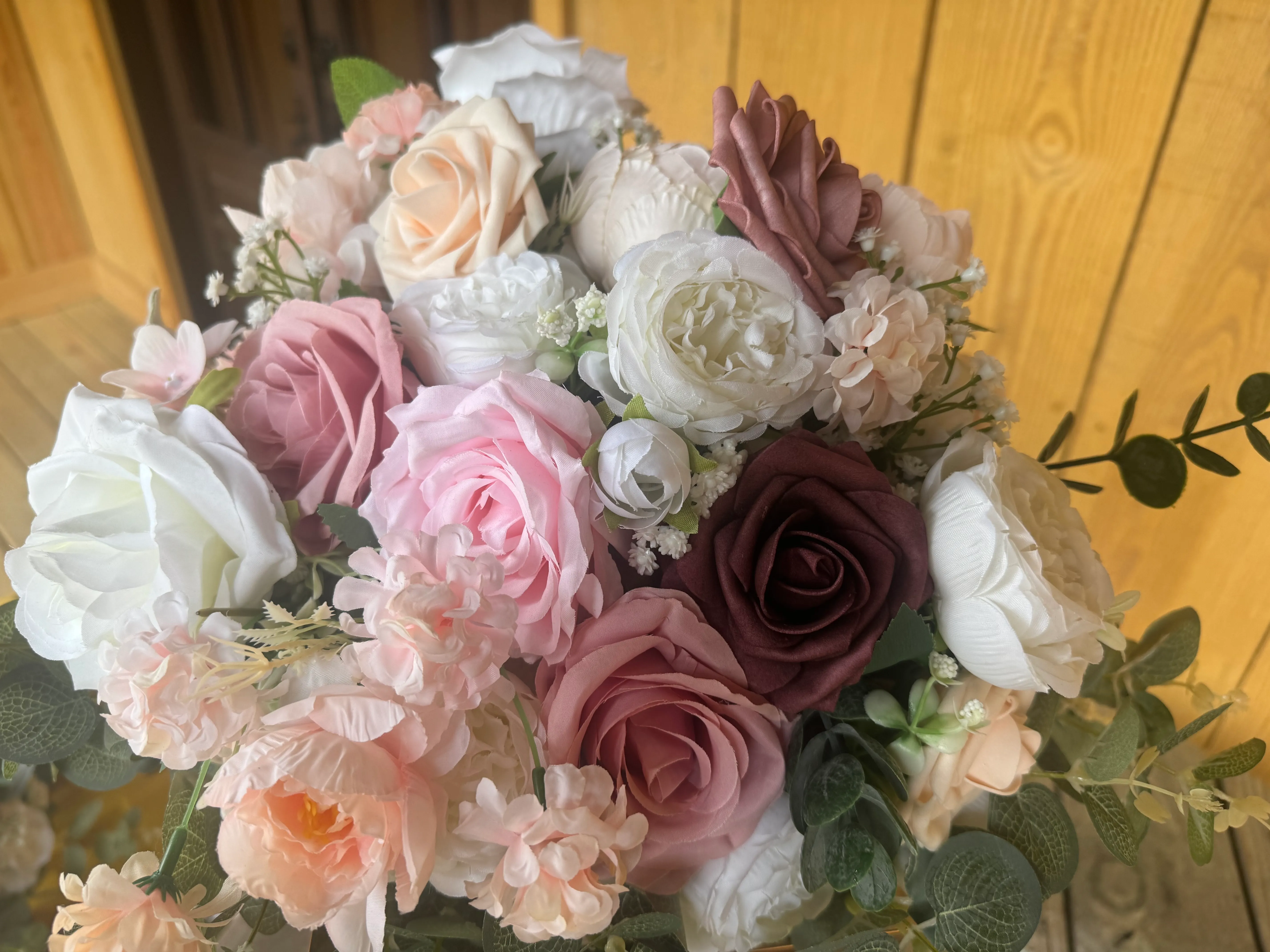 Handmade Dusty Rose Centerpiece Arrangements