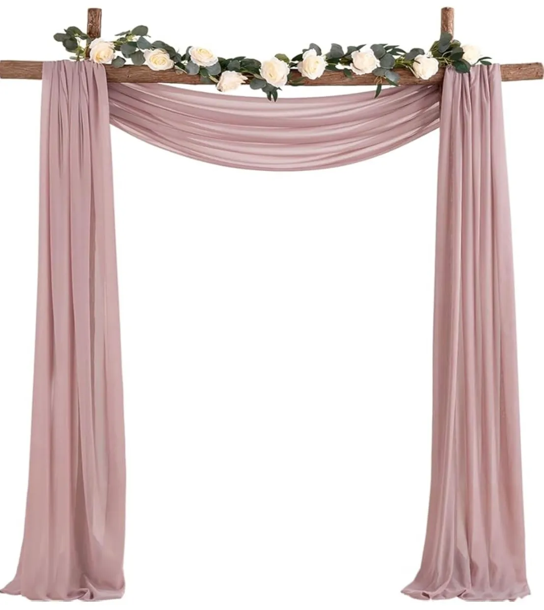 Dusty Rose Drapes