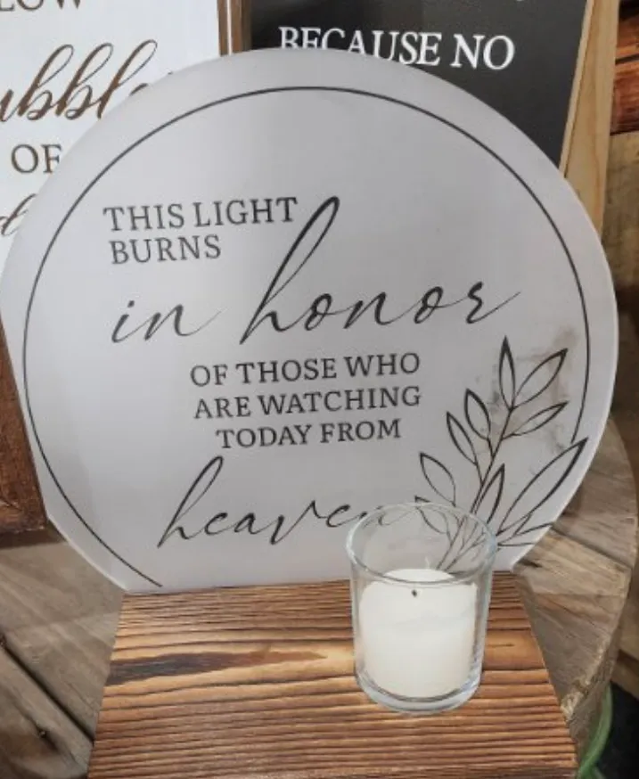 “This Light Burns In Honor…”