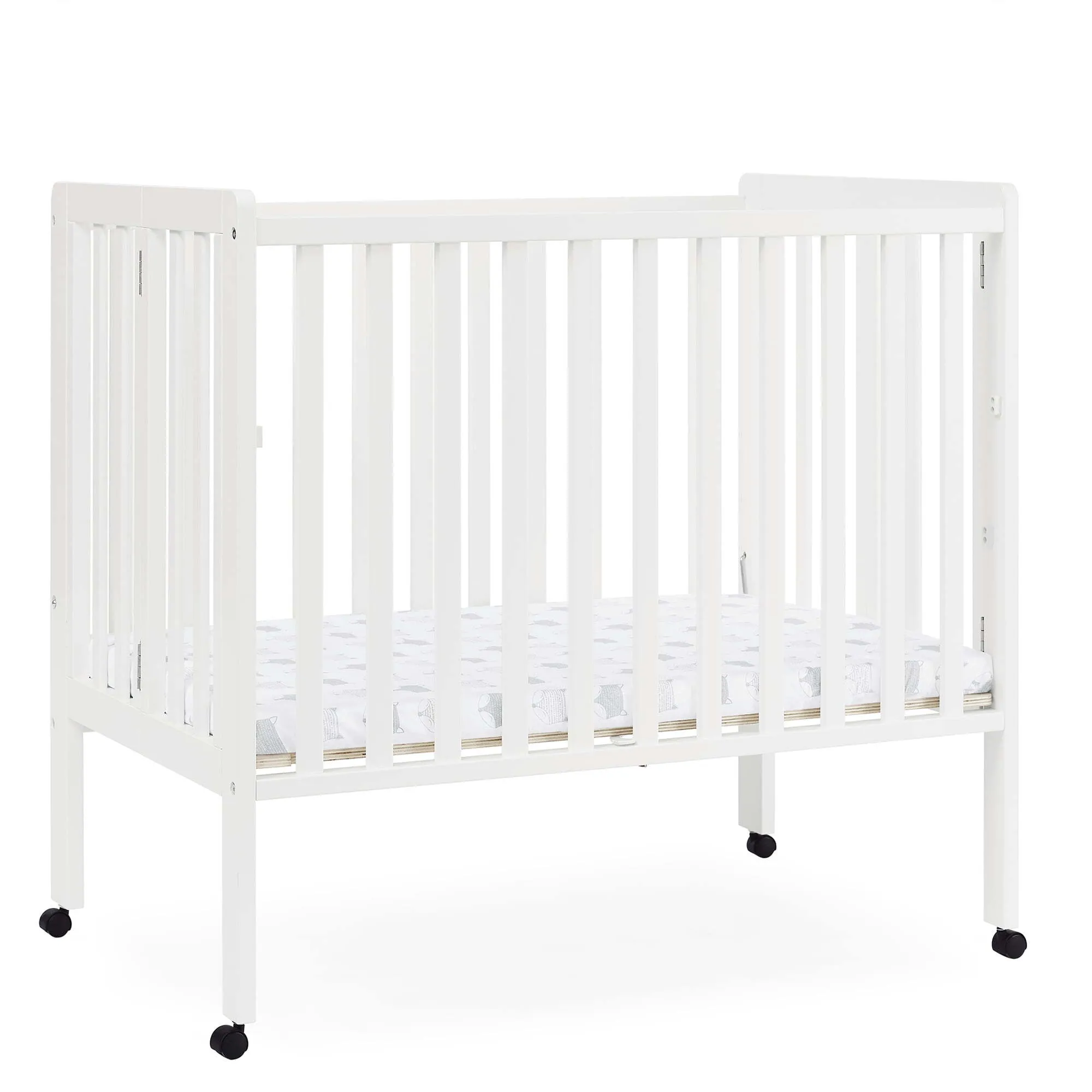 Mini Folding Crib With Mattress- Delta