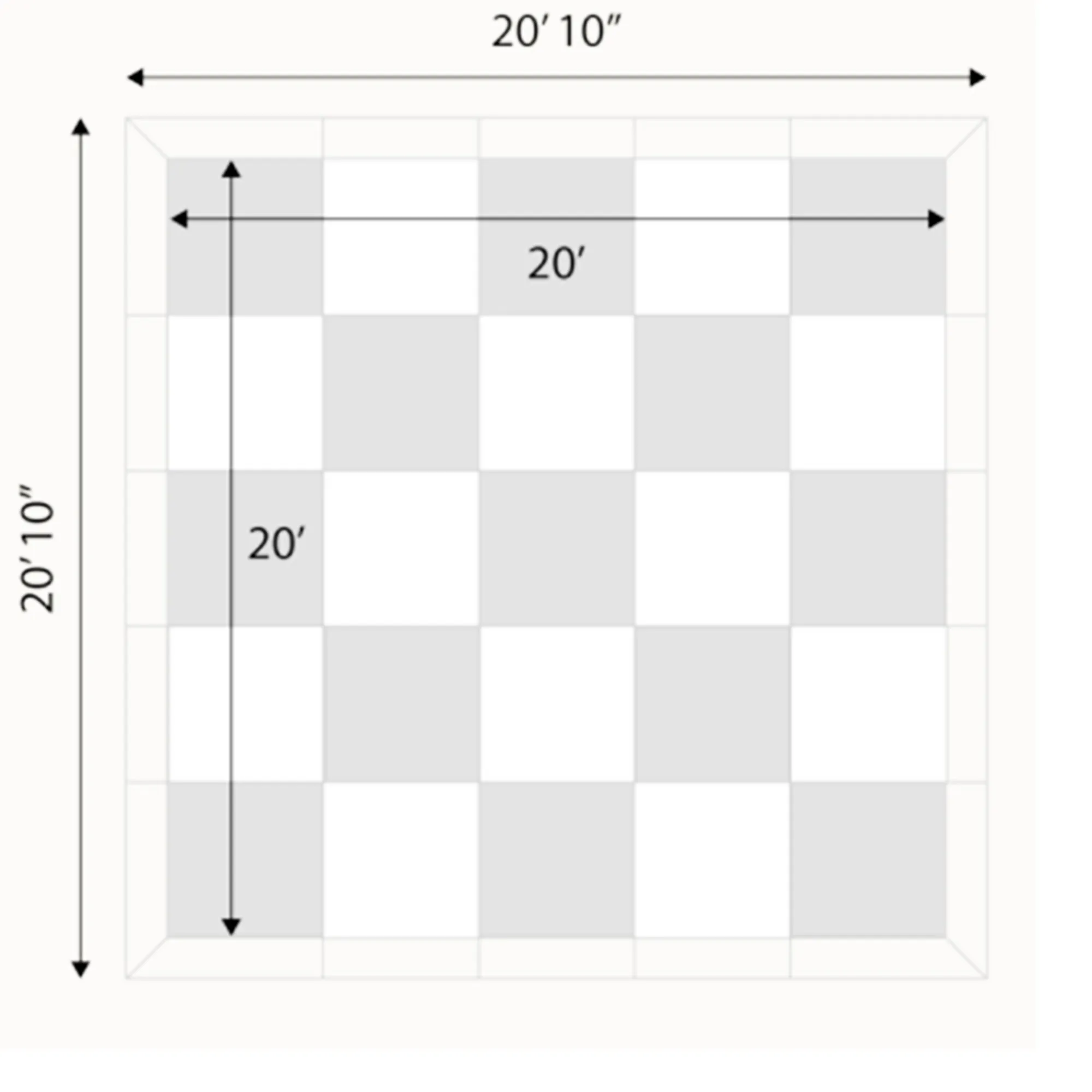 Outdoor Dance Floor 20 x 20 (Includes Set up & Takedown)