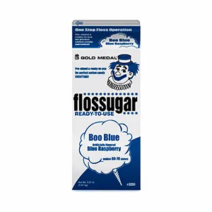 Boo Blue (Blue Raspberry) - Flossugar Carton 3.25LB