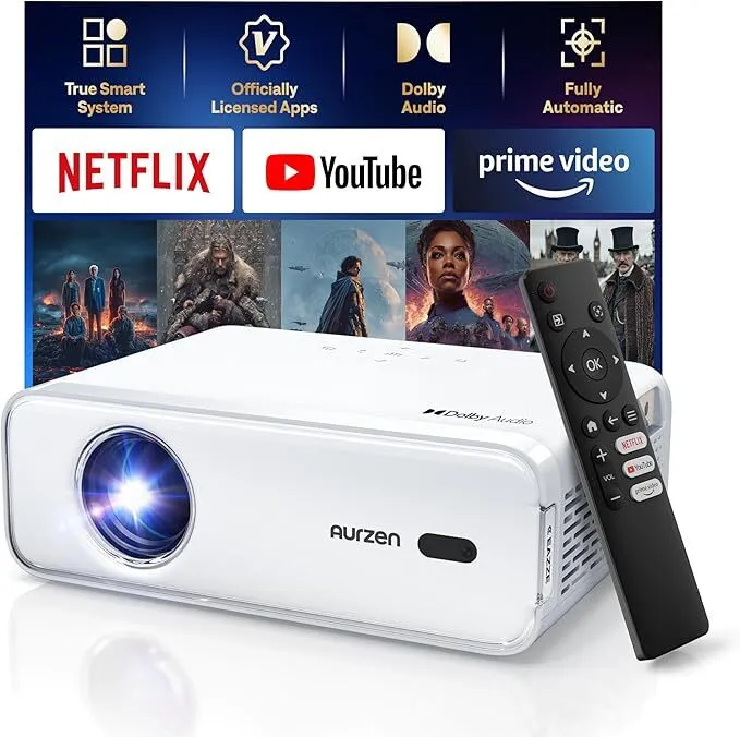 4K Smart Projector with Stand