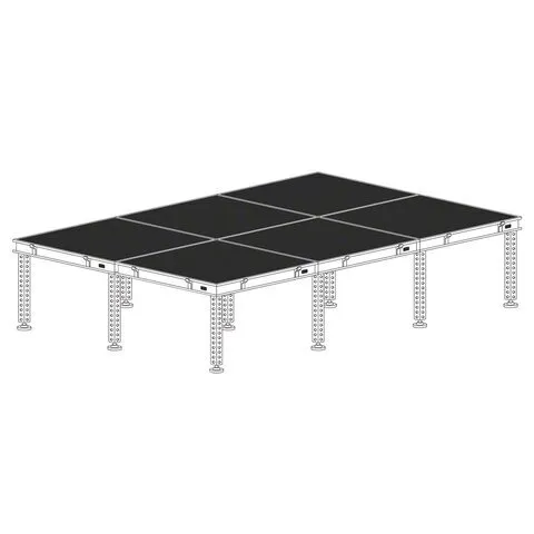 Stage 8t x 12ft (Includes Set up & Takedown)