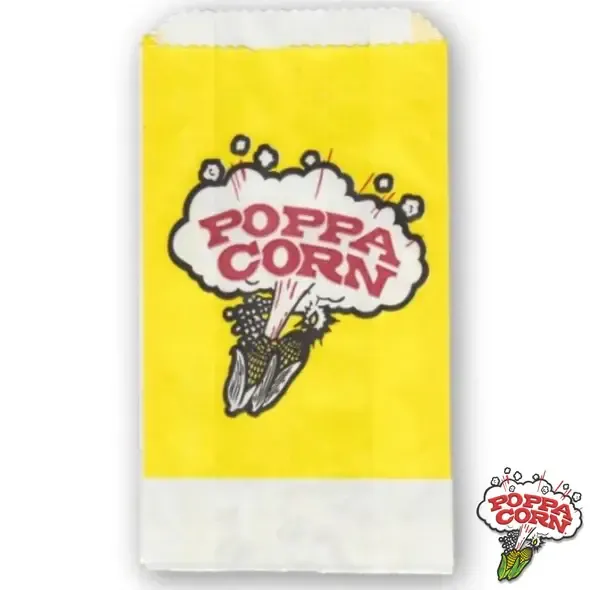 Small 7" Poppa Corn Paper Bags - 1 oz (10PK)