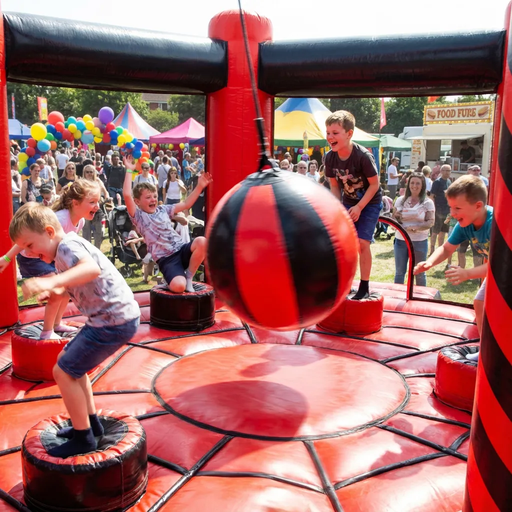 Wrecking Ball Bouncy Castle