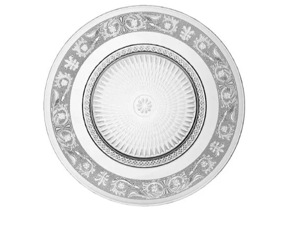 CHARGER PLATE CRYSTAL 32CM