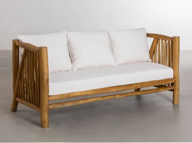IBIZA SOFAS TEAK WOOD (3 seats)