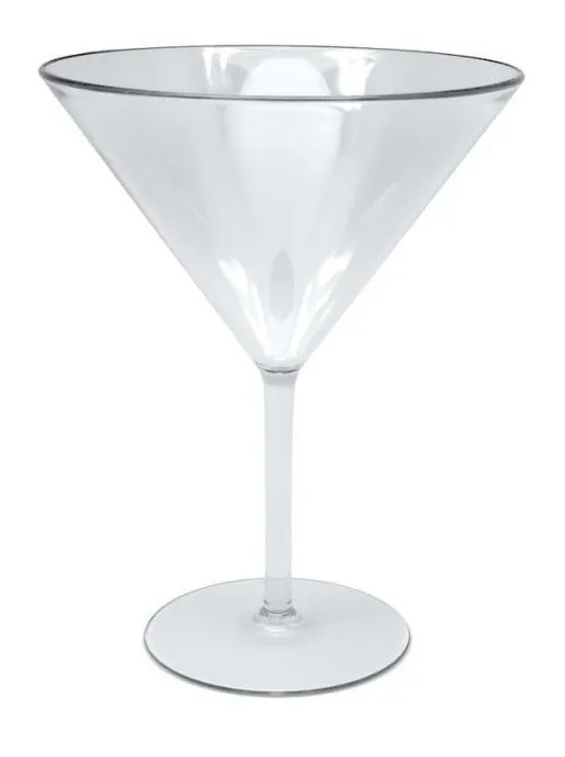 POLYCARBONATE MARTINI GLASSES 30CL