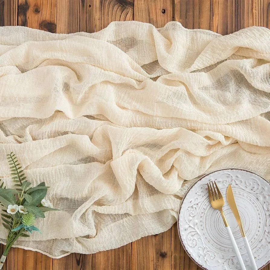CHIFON RUNNER BEIGE 4M*80CM