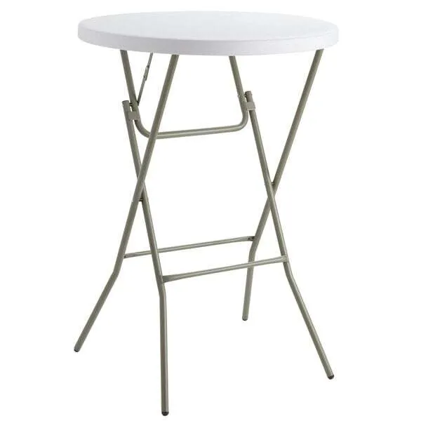 ROUND FOLDABLE HIGH TABLE 80x110CM