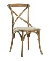 RUSTIC CROSSBACK & CUSHION