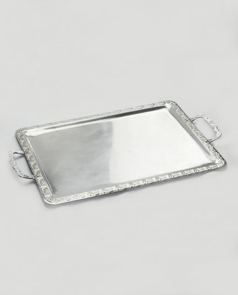SILVER TRAY RECTANGULAR